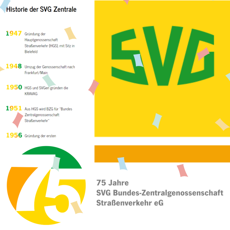 75-jähriges Jubiläum der SVG Bundeszentrale & Gewinnspiel