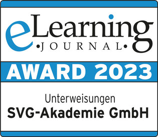 E-Learning Award 2023 im Bereich Unterweisung