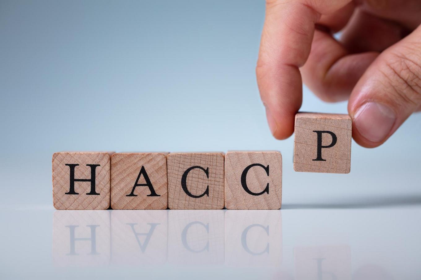 Hand Arranging HACCP Letters