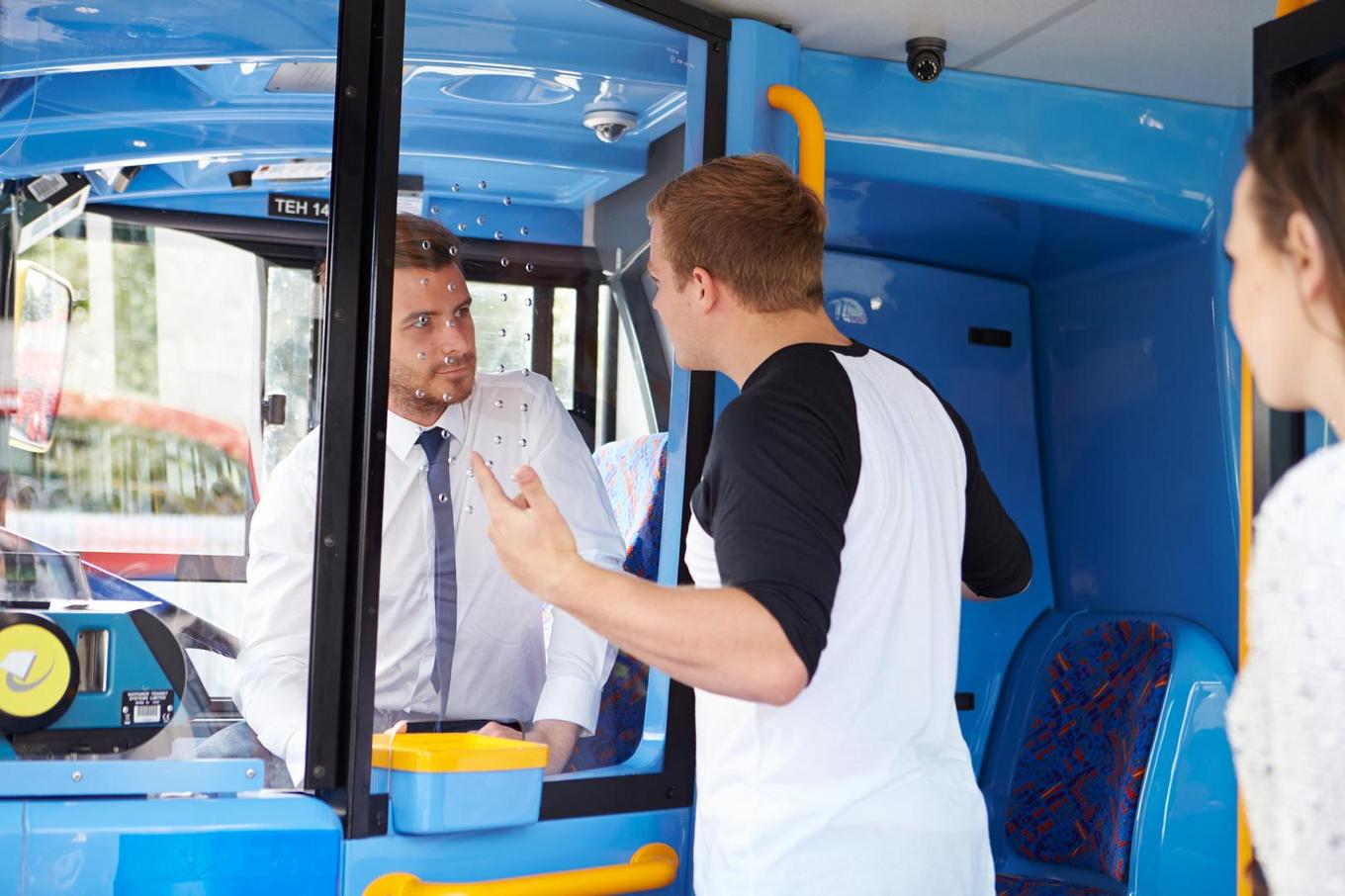 Passenger Arguing With Bus Driver