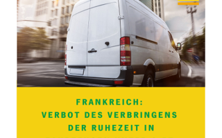 Frankreich Ruhezeitverbot Fahrzeuge unter 3,5t